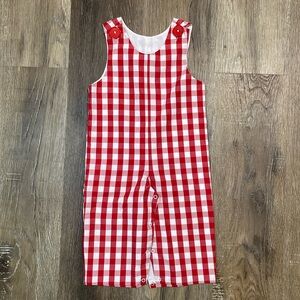 Honesty Red and White Checkered Longall